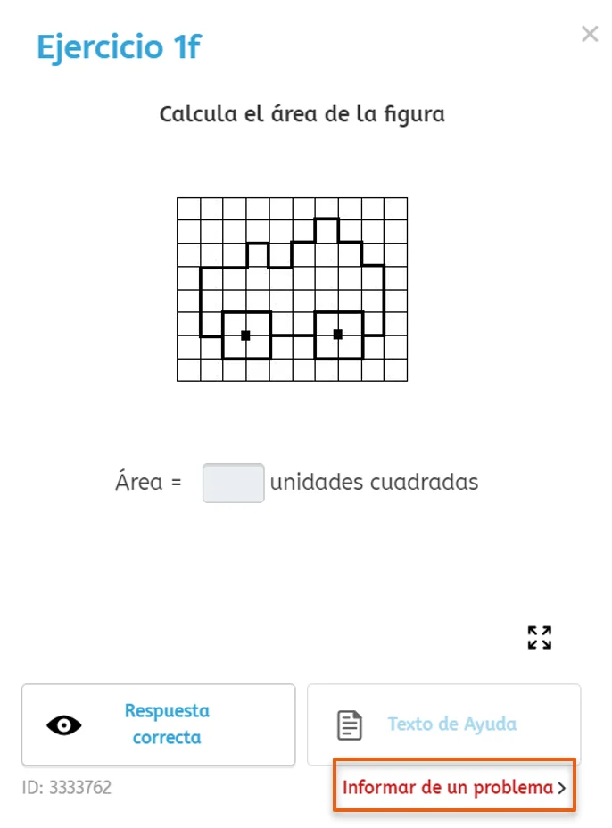 Informar de un problema